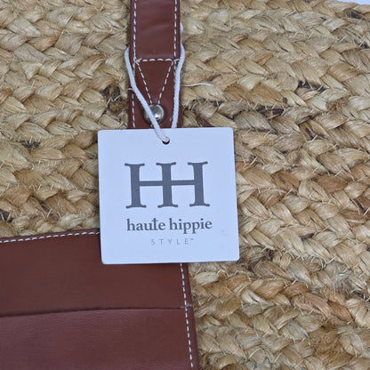 NWT New Haute Hippie Straw Woven Shoulder Bag #10781