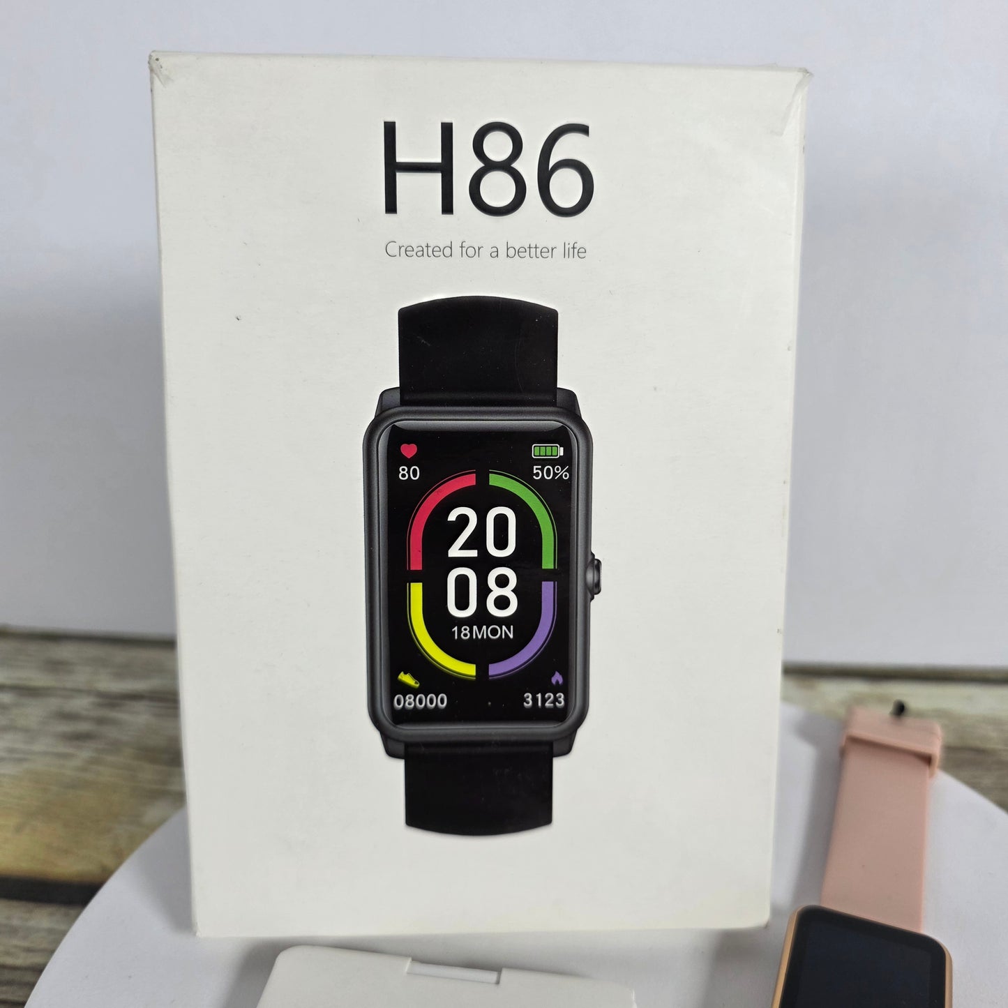 NIOB FITVII Slim Fitness Tracker with Blood Oxygen, Blood Pressure, 24/7 Heart Rate and Sleep Tracking