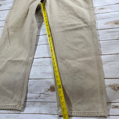 Men's L.L. Bean West Branch Tan Khaki Work Pants 42x30