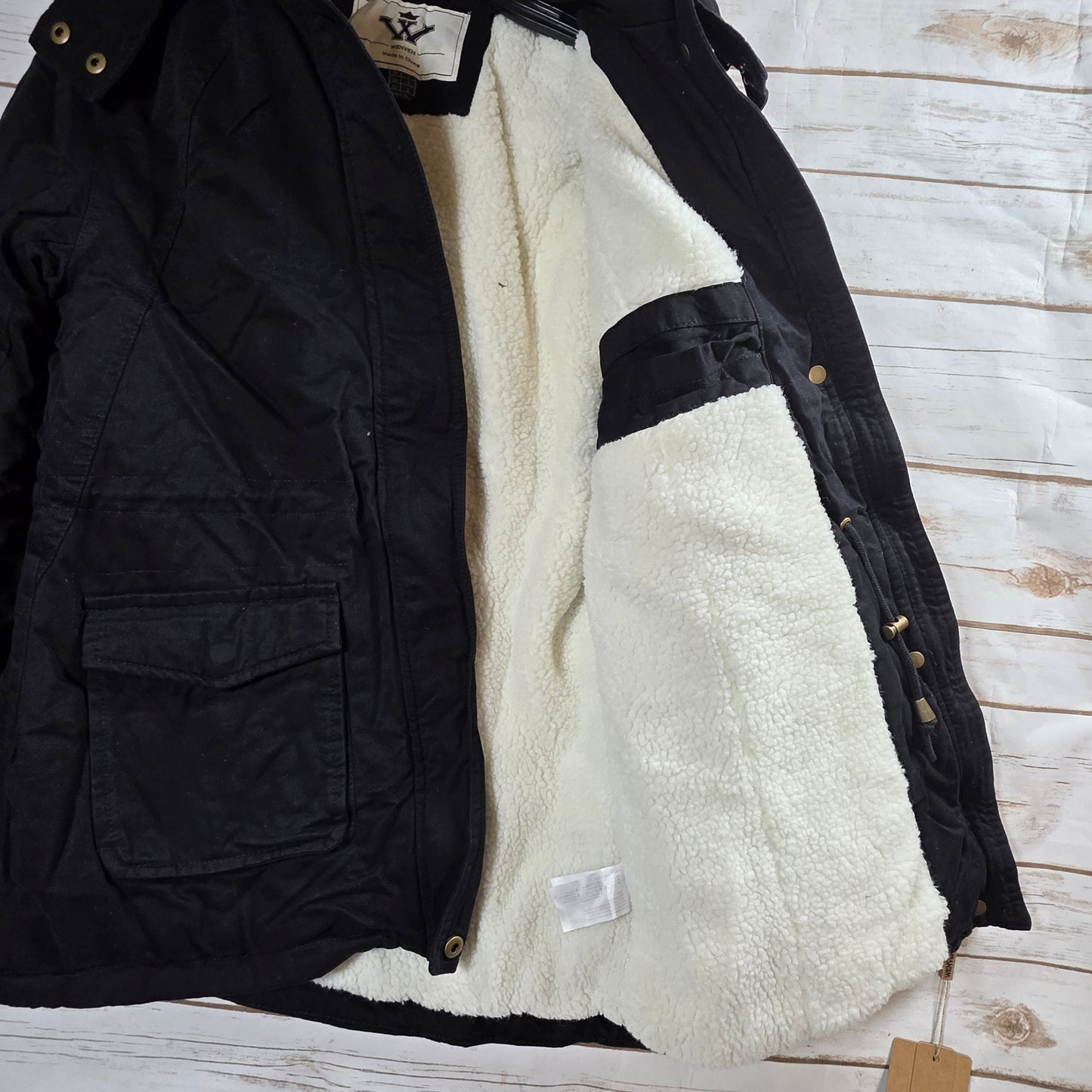 NWT New WenVen Women's Windbreaker Cotton Goode Jacket - Small