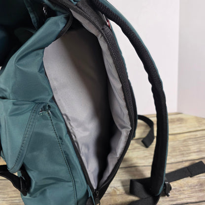 NWT New MIXI 17" Backpack Laptop Bag Abyssal Green KM5228