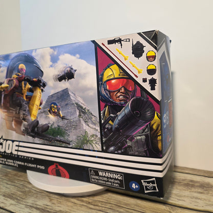 NIB New GI Joe Cobra  Tele-Viper and Cobra Flight Pod Trubble Bubble
