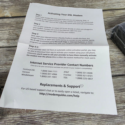 NIB CenturyLink C3000A DSL WiFi Modem Router