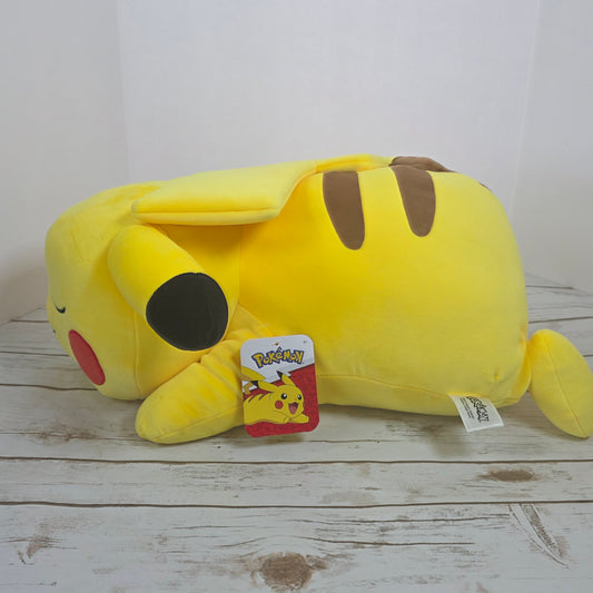 NWT New Pokemon 18" Sleeping Plush Pikachu PKW-3882-051724-MV