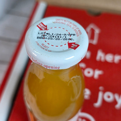 Pomona Organic Apricot Juice, Cold Pressed USDA Organic Juices, 100% Apricots, No Added Sugar, Not From Concentrate, Vegan, Kosher, Non GMO, Pasteurized, 8.4 oz Glass Bottles (Pack of 12)(Packaging May Vary)