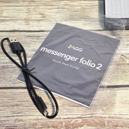 NIOB New ZAGG Messeger Folio 2 for iPad and iPad Air with Keyboard and Bluetooth