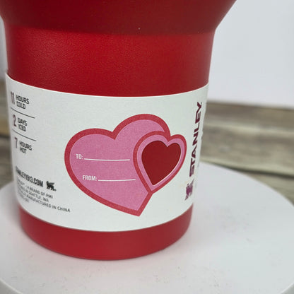 New STANLEY The Flowstate Quencher H20 Tumbler 40oz Valentines
