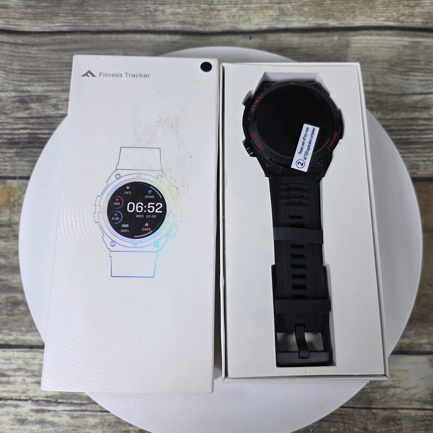 NIOB New Digital Fitness Tracker Watch Black S66