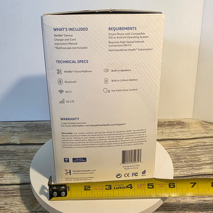 HandsFree HEALTH WellBe Voice-Enabled Virtual Health Assistant