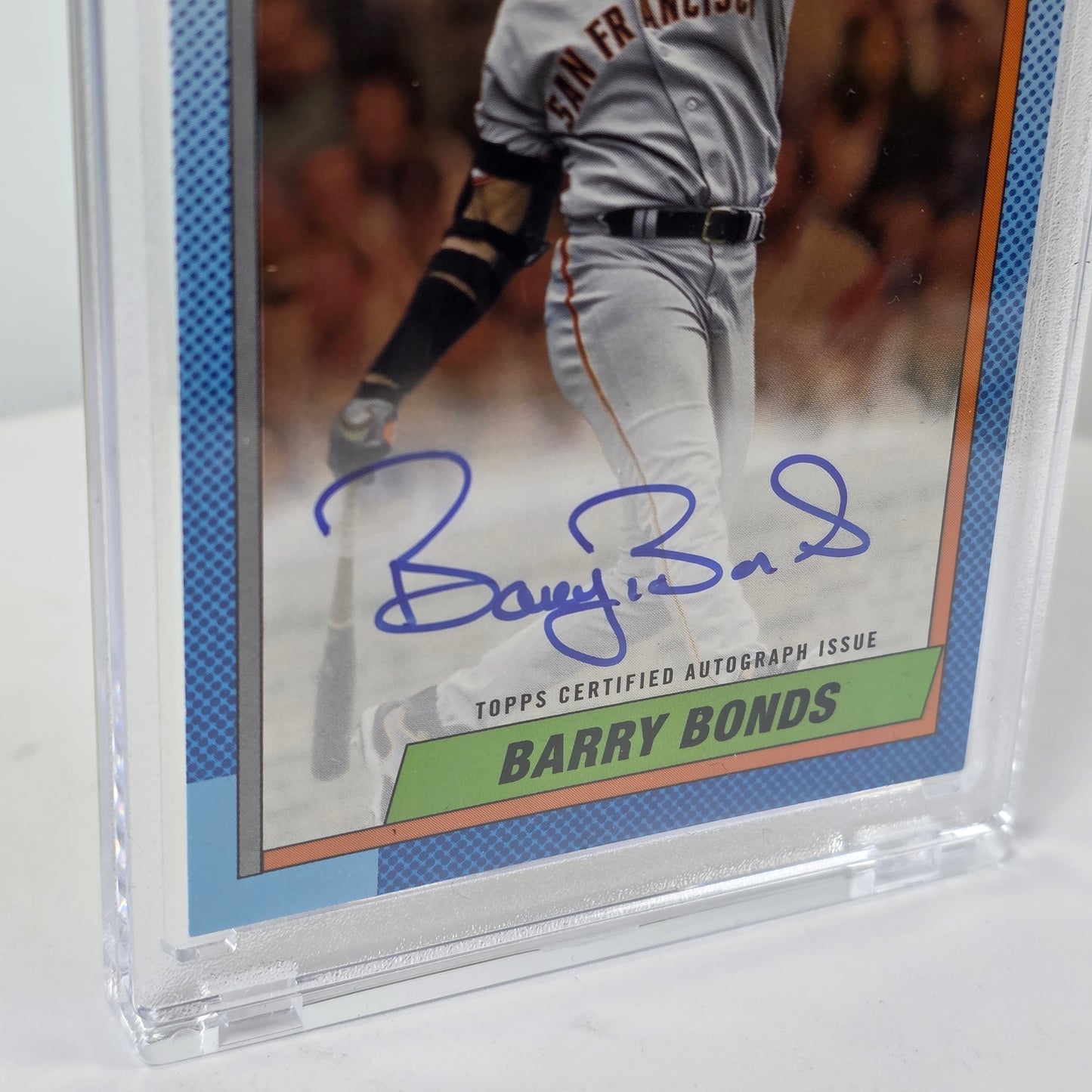 Barry Bonds 2025 Topps Series 1 #90A-BBO 1990 ON CARD Auto Gold SP 33/50