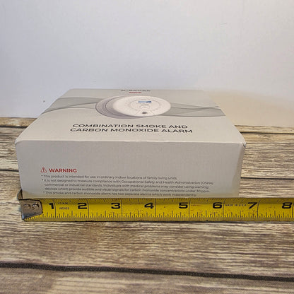 X-Sense Smoke Detector Carbon Monoxide Detector Combo, 10-Year Battery Smoke Detector with Display, Standalone Model SC01, Single Pack