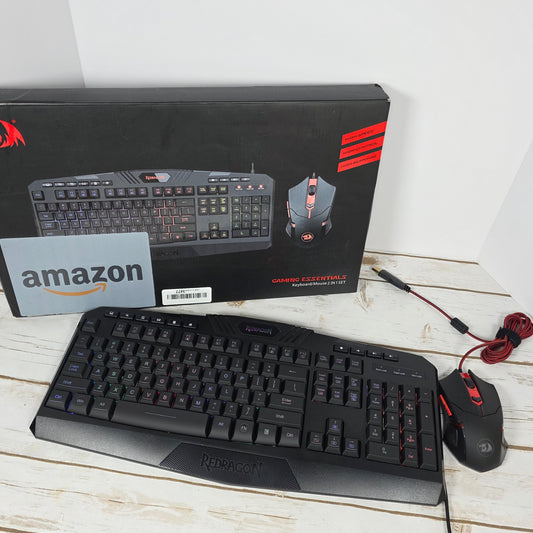 NIOB New Red Dragon S101 Gaming Keyboard + Mouse Combo Set S101-3