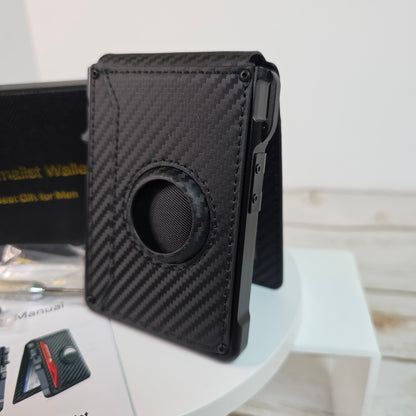 New Minimalist Airtag Wallet Carbon Fiber