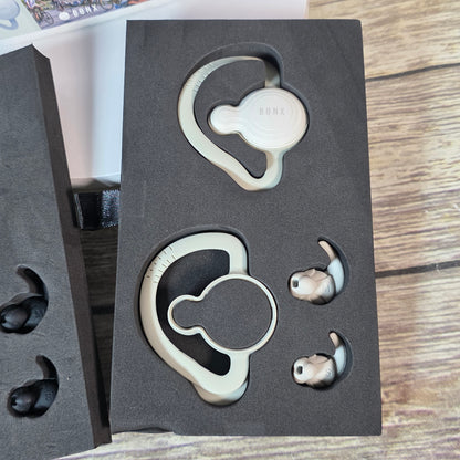 NIOB New BONX GRIP Pack of 2 Bluetooth Headsets Audio Conversation Systems