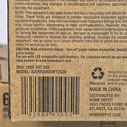 Lot of 3 New 6-Pack LED Technology 65W Replacement Soft White Bulbs