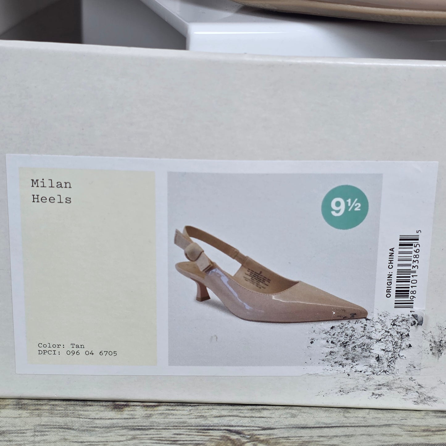 NWT New Women's A New Day Milan Slingback Heel Tan Size 9.5