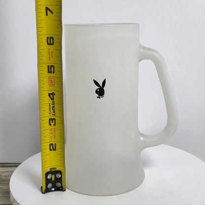 Vintage 6.5" Frosted Playboy Bunny Mug