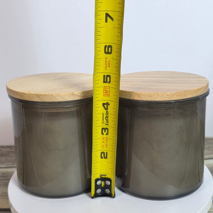 Set of 2 New THRESHOLD Vetvier + Cedarwood 14.5 Oz Brown Candles