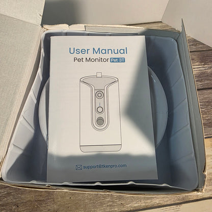 NIOB New TKENPRO 2-Way Audio Pet Camera with Treat Tossing with Night Vision