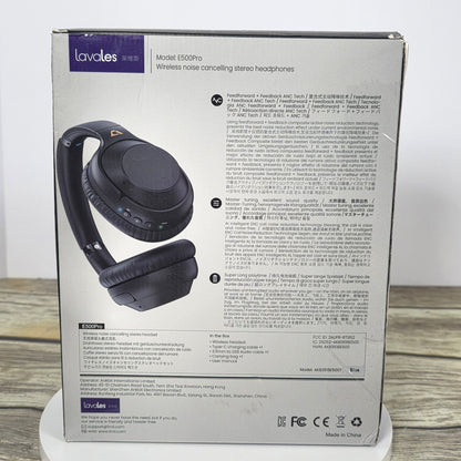 NIOB Lavales Bluetooth 5.2 Hybrid Active Noise Cancelling Headphones