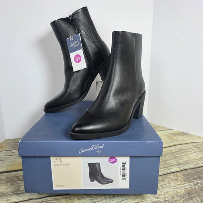 NIB New Women's Universal Thread Goods Co. Gayle Boots Heels Black 5.5M