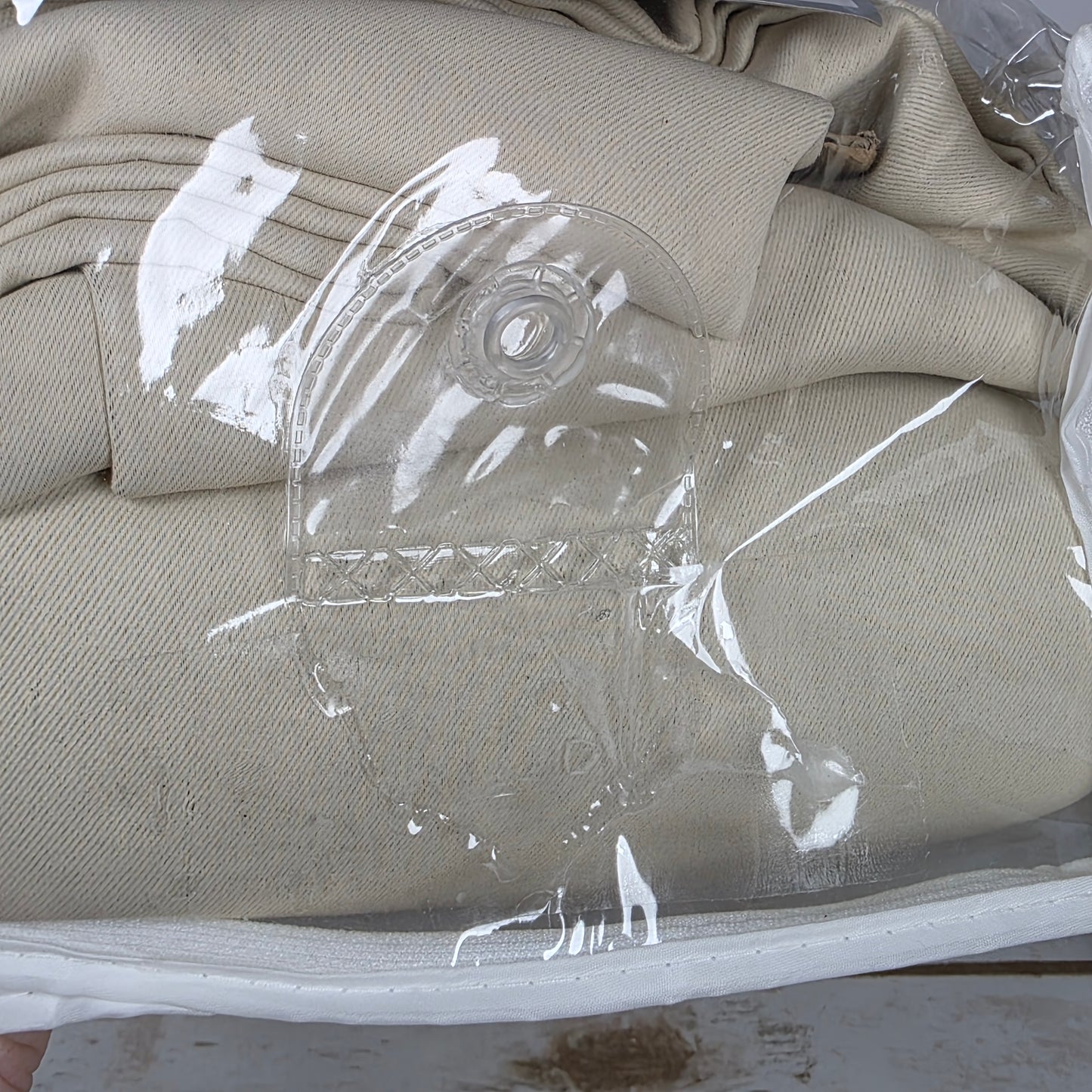 New LUSH DECOR Two Blackout Window Panels Insulated Grommet Wheat Pair 52x120" MSRP $140