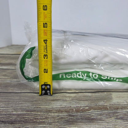 NIP New Bedsure Duvet Cover Set Full Size White w/ Pillow Shams