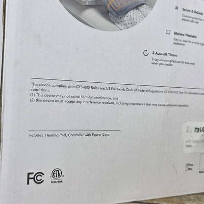 NIOB New IDOO Heating Pad XXL 24x30 Neck Shoulders Back