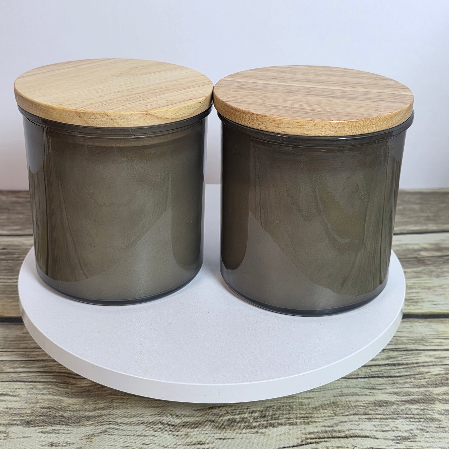 Set of 2 New THRESHOLD Vetvier + Cedarwood 14.5 Oz Brown Candles