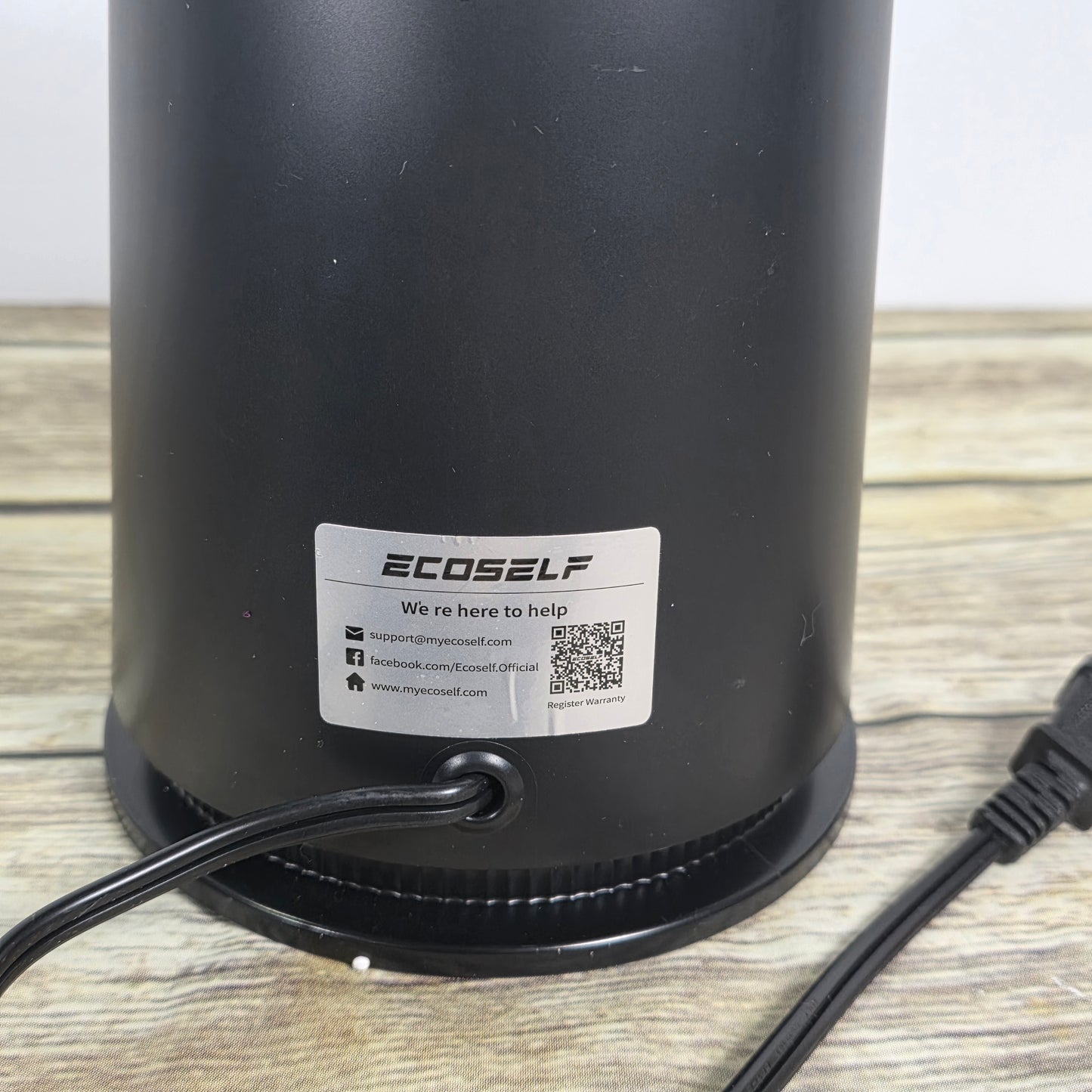 NIOB New Ecoself Big Mouth Slow Juicer Black SJ-050C