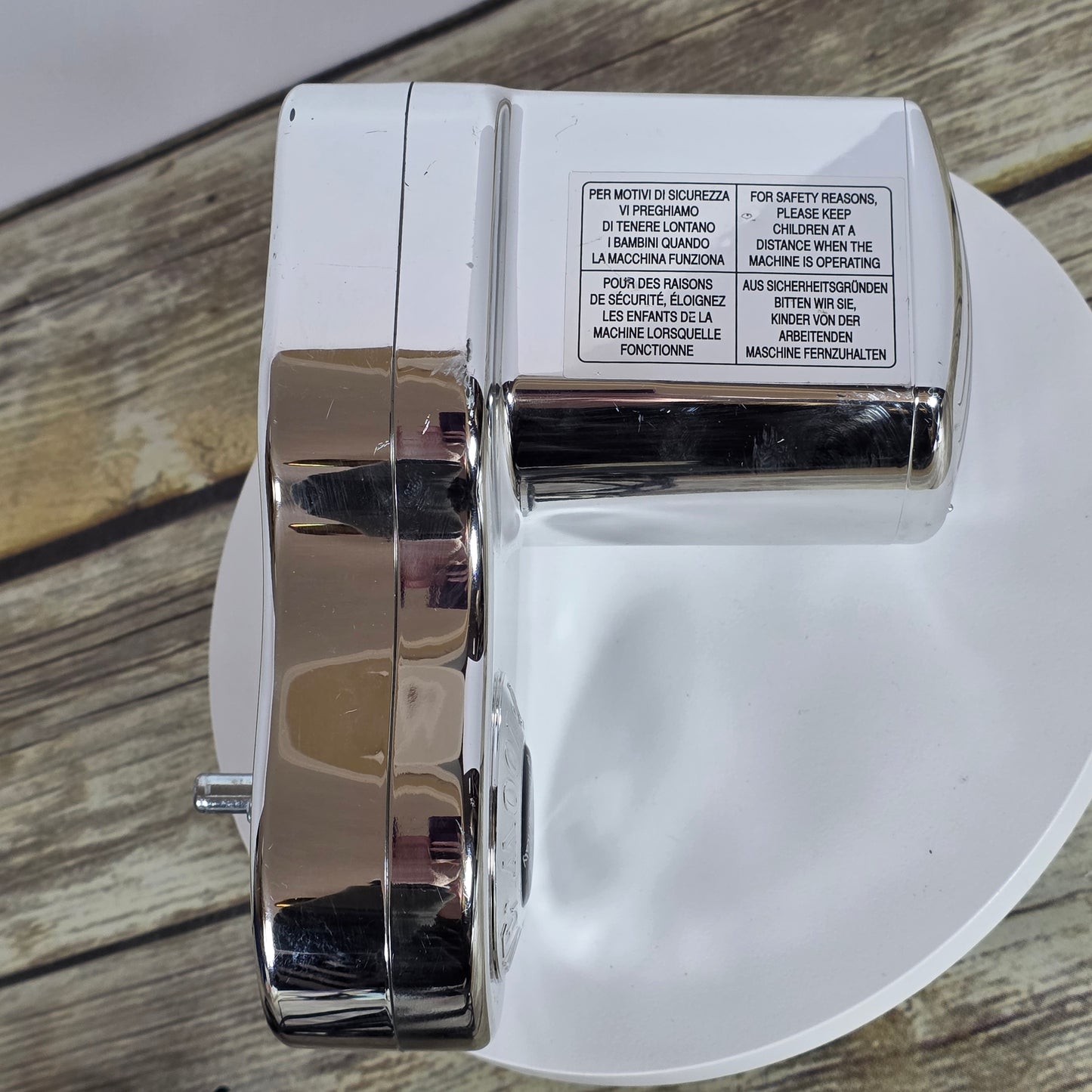 MARCATO Made in Italy Pastadrive 110V Electric Pasta Machine, Chrome Steel