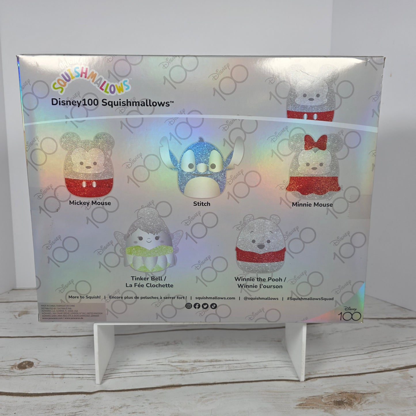 NIB New Disney Squishmallows Disney100 Set of 5