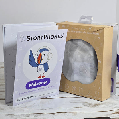 NIOB New Onanoff StoryPhones, Storytelling Foldable Bluetooth Kids Headphones