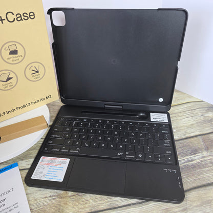 NIB New LENRICH Keyboard+Case for 12.9" Pro & 13" Air M2