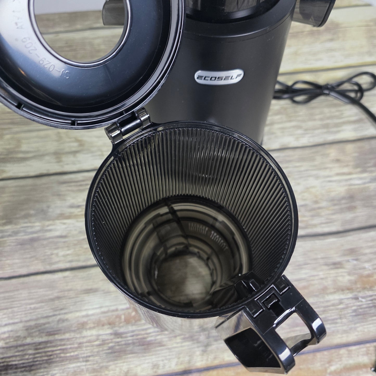 NIOB New Ecoself Big Mouth Slow Juicer Black SJ-050C