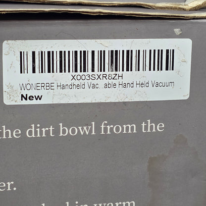 NIOB New WONERBE Handheld Vacuum Cleaner Portable Vacuum