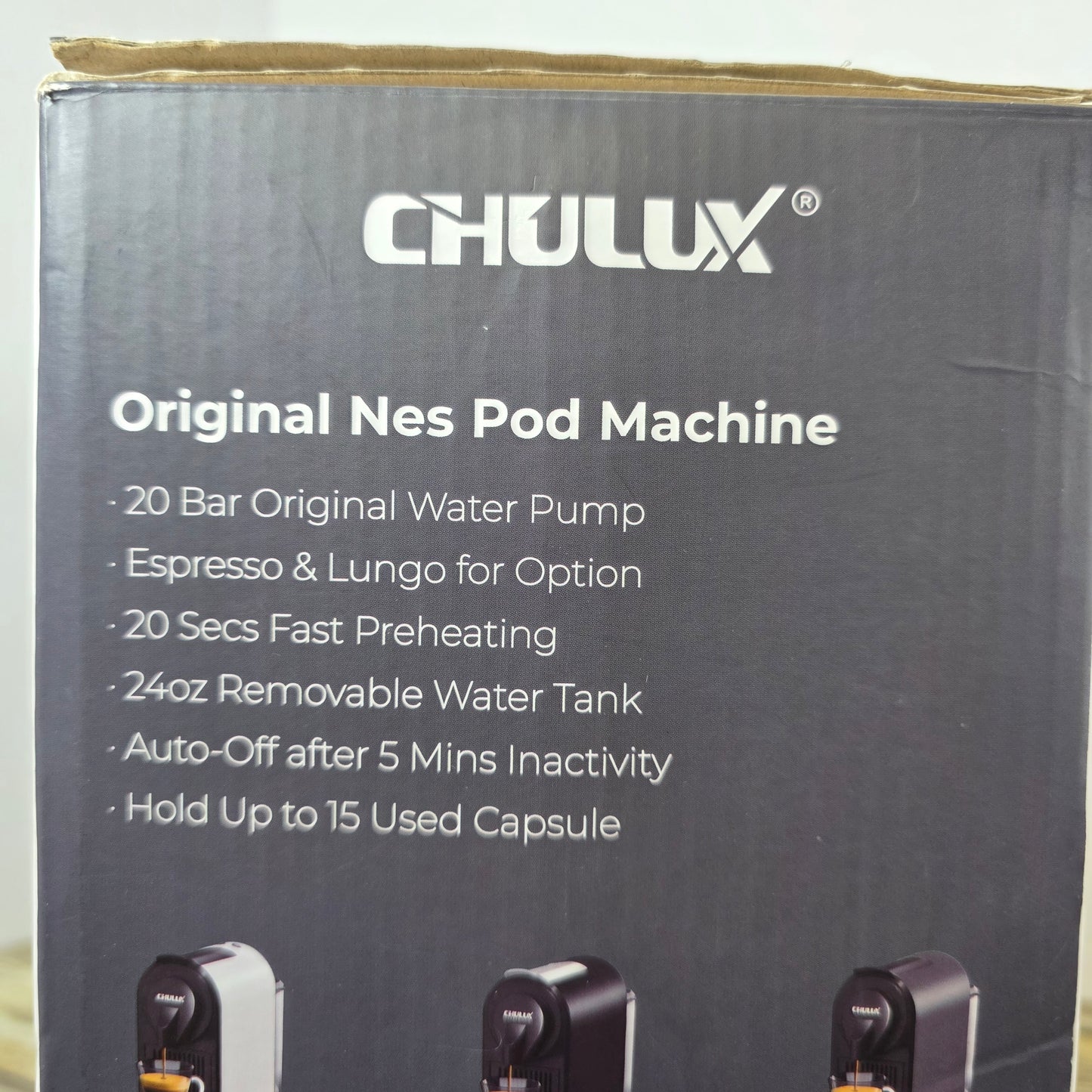 NIOB New CHULUX Original Nes Pod Machine Coffee Espresso
