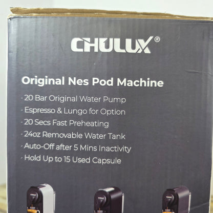 NIOB New CHULUX Original Nes Pod Machine Coffee Espresso