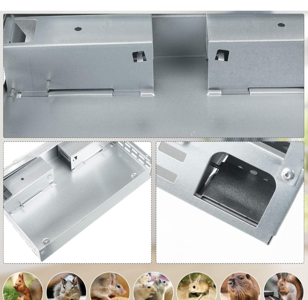 New Qualirey 4 Pack Multi Catch Mouse Trap Silver Pest Control