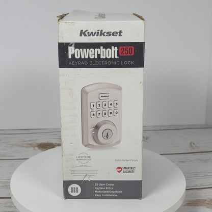 NIB New Kwikset Powerbolt 250 Keypad Electronic Lock