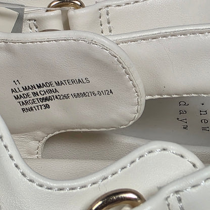 NWT New Women's A New Day Jonie Sandals Off White 11M Chunky F16898276