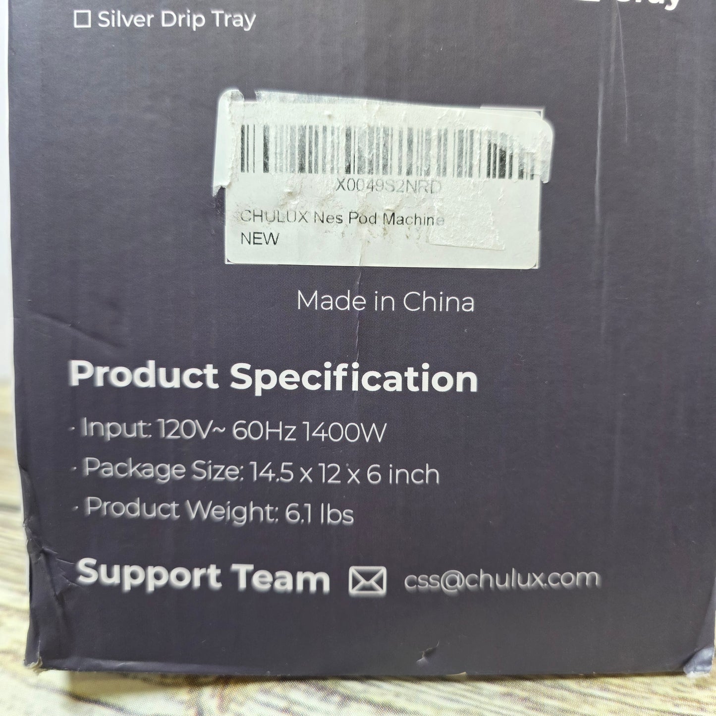 NIOB New CHULUX Original Nes Pod Machine Coffee Espresso