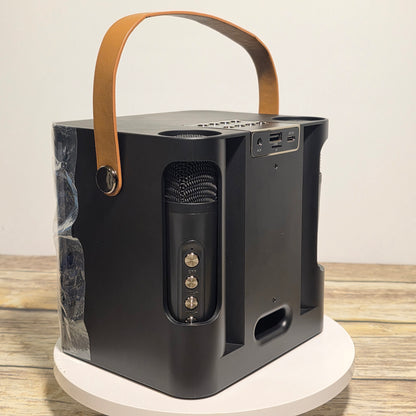 NIB New Courpal Karaoke Machine with 2 Microphones Bluetooth