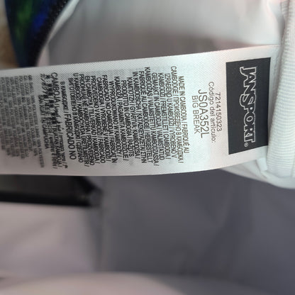 NWT New JANSPORT Mini Backpack Lunchbox Cyberspace Galaxy Big Break