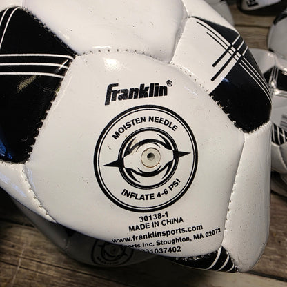 FRANKLIN Soccer Balls x 10 and pump x 2