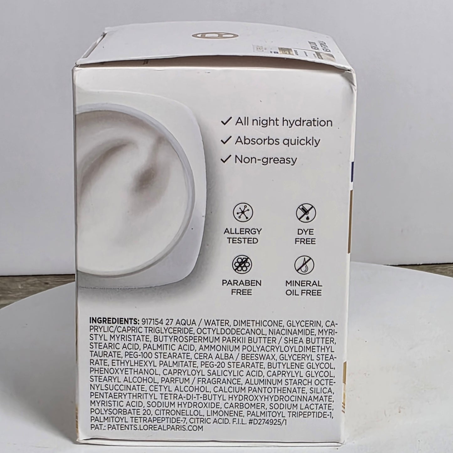 NIB New L'OREAL Age Perfect Anti-Sagging + Even Tone  Collagen Expert Night Moisturizer