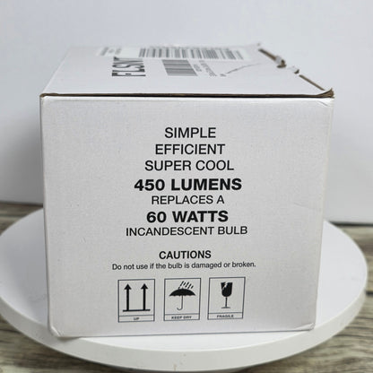 NIB New FLSNT LED Retrostyle Bulb 2700K Soft White E26 Base Dimmable 12-Pack