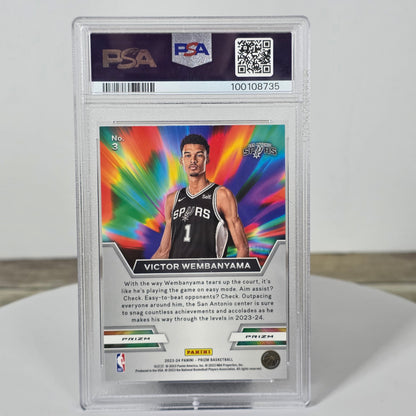 2023 PRISM Victor Wembanyama Instant Impact Silver Prism