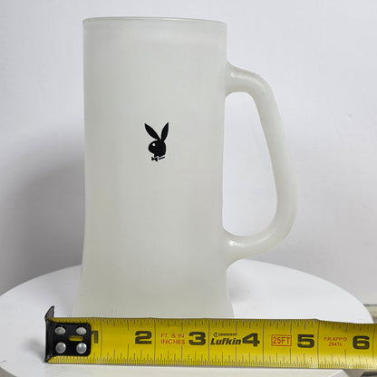 Vintage 6.5" Frosted Playboy Bunny Mug
