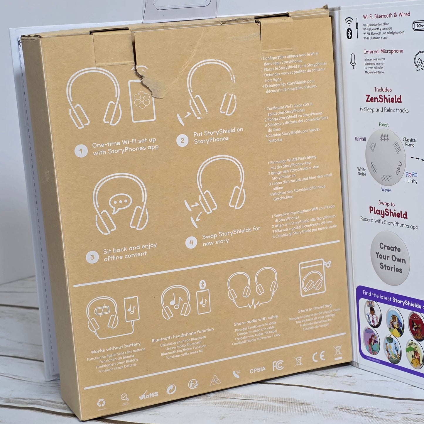 NIOB New Onanoff StoryPhones, Storytelling Foldable Bluetooth Kids Headphones